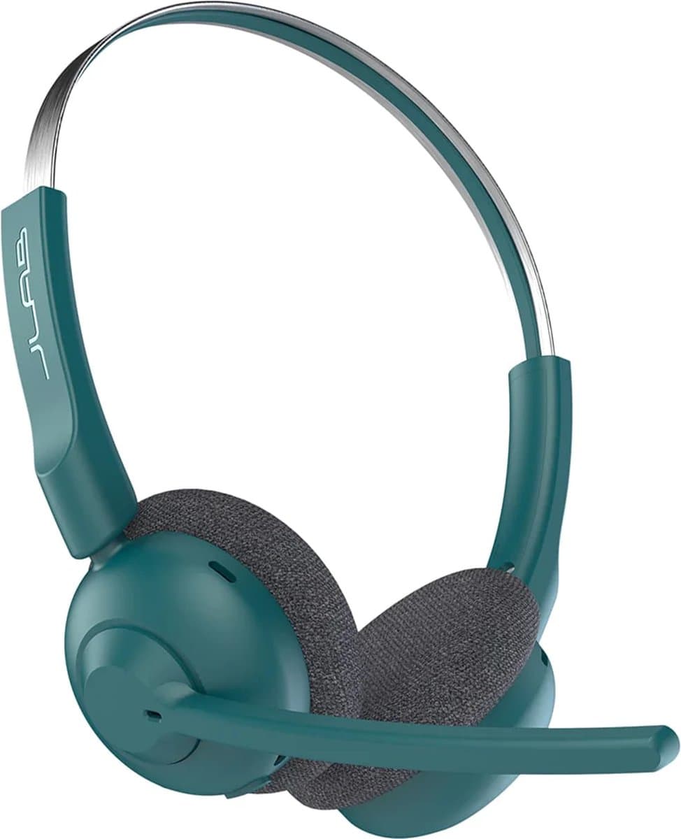 JLab Go Work Pop Headset met Microfoon - Draadloze Headset Bluetooth - Noise Cancelling Microfoon - 50 Uur Speeltijd - Groen — afbeelding 1