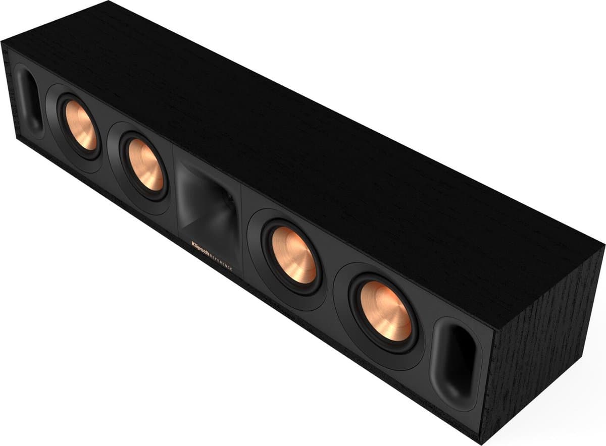 Klipsch R-30C zwart center luidspreker, 66 cm breed — afbeelding 1
