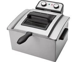 Dubbele Friteuse met 5 Liter Capaciteit en 3 Frituurmanden