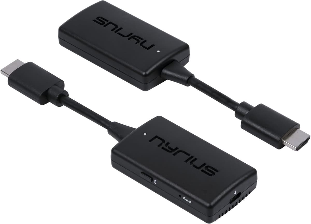 Draadloze HDMI naar HDMI Video Zender & Ontvanger, Plug & Play Extender, streamt Full HD 1080p tot 150ft van pc, laptop, kabel/satellietontvanger naar tv of projector (TDD20) — afbeelding 1