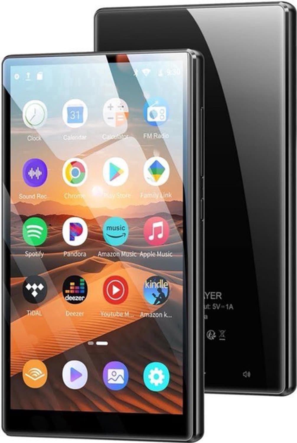 Mp4 Speler M501pro - Android 13.0 Besturingssysteem - 4,7 Inch Scherm - 96 GB Opslag - Metaal Behuizing - Bluetooth En WiFi — afbeelding 1