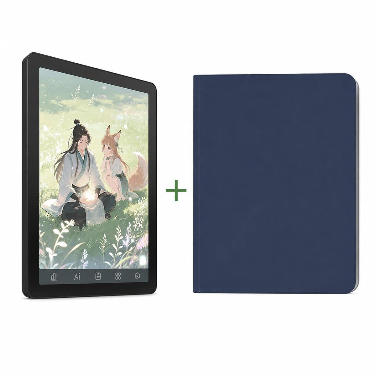 Rolu Ereader – E-Reader – 6 Inch – E-Ink – Ereader Hoesje – Android 14 – Google Play – 64 GB Geheugen – USB C — afbeelding 1