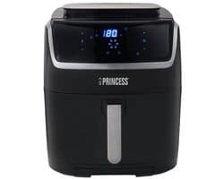 Princess 182080 Steam Airfryer 6,5L – 2-in-1 Stoomoven & Heteluchtfriteuse – 1700W – 8 Programma’s – Digitaal Display – Gezond Koken – Zwart