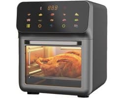 Multifunctionele Oven - Heteluchtfriteuse Combi - Bereid Diverse Gerechten - 15 Liter Capaciteit - 32 x 34 x 32 cm