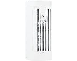 Draagbare Aircooler - Mobiele Persoonlijke Luchtkoeler met Water/Ijs - Met LED - verlichting - Geluidsarm - Oplaadbaar - 2400mAh Accu - Compact Formaat - 3 Standen