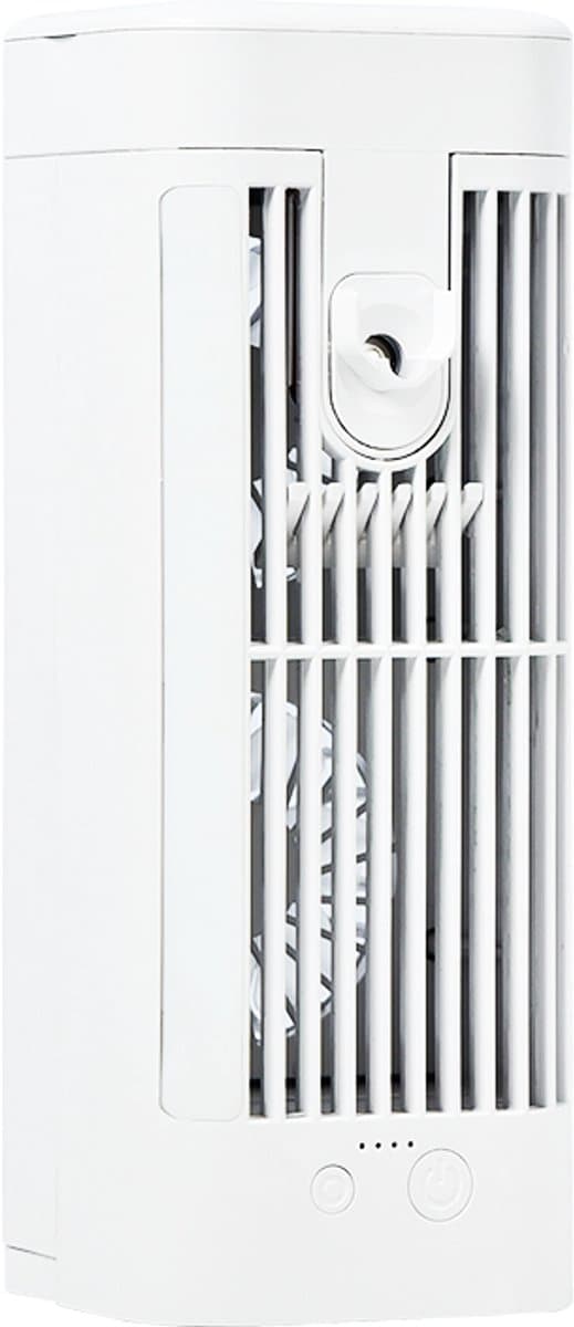 Draagbare Aircooler - Mobiele Persoonlijke Luchtkoeler met Water/Ijs - Met LED - verlichting - Geluidsarm - Oplaadbaar - 2400mAh Accu - Compact Formaat - 3 Standen — afbeelding 1
