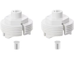 Thermostaatventiel Adapter - Koppeling - Verwarming Regelen - Gereedschapsloze Montage - M30 - Wit