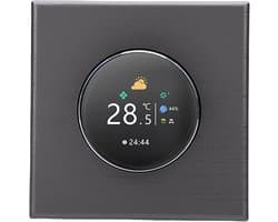Slimme Thermostaat - Wifi Temperatuurregelaar - Comfort Verhoging - Touchscreen Bediening - 86x86mm Standaard - Wit