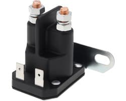 SnelShoppen - 12V Startmagnetisch Schakelaar Voor Grasmaaier, 4 Aansluitingen, Duurzaam Metaal, Compatibel met 1873611 en 725-04439, Voor Quads en Tui