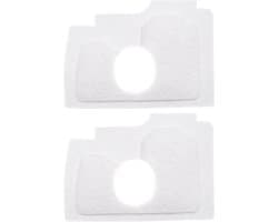 SnelShoppen - 2Stuks Luchtfilter Vervanging Geschikt voor Stihl MS170 MS180 017 018 Grasmaaier Filterpads Dubbel Laag Katoenen Luchtfilters 90x65mm Wi