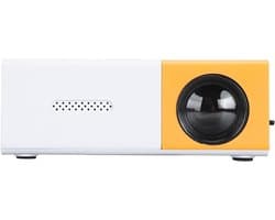 SnelShoppen - Mini Projector 4K, 1080P Full HD Beamer voor Kinderen, Draagbare LED Buitenbioscoop Projector met Afstandsbediening, Meerdere Aansluitin