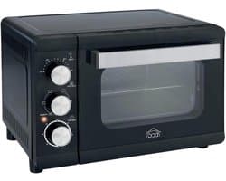 Multioven - Compacte oven - Snelle maaltijden - Instelbare thermostaat - 24 liter - Zwart