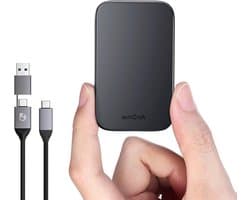 Externe SSD - Opslagstation - Bestanden Opslaan - Hoge Snelheid - 1 TB - Zwart