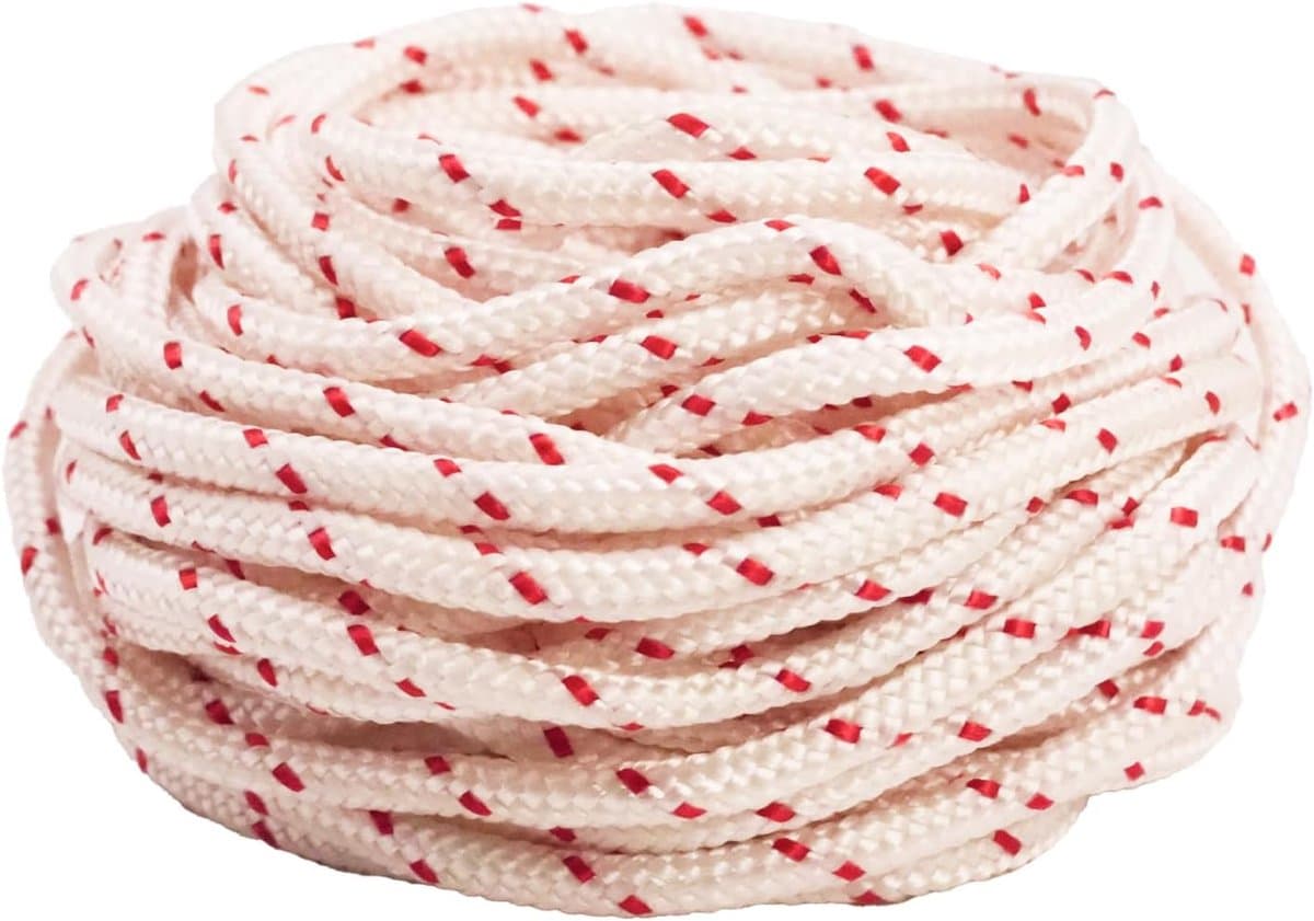 Startkabel grasmaaier 10m - 5mm nylon - vervangingskoord - geschikt voor grasmaaiers en kettingzagen - ShopVlot — afbeelding 1