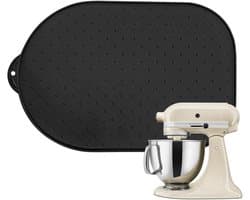 Glijmat Keukenmixer - Mixer Slider Mat - Keukenwerk Vereenvoudigen - Werkblad Bescherming - 40.2 x 27.1 cm - Zwart
