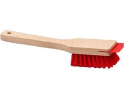 Grasmaaier Dek Schraper - Reinigingsborstel Maaidek - Onderhoud Gazonmachine - Roestwerende Coating - 40.5 cm - Houtkleurig