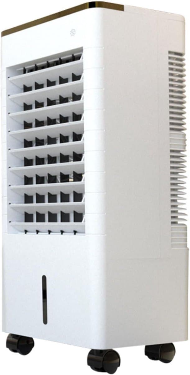 Draagbare Luchtkoeler - Verdampingskoeler Ventilator - Verkoeling Binnen - 12 Uur Continue - 24x24x60cm - Wit — afbeelding 1