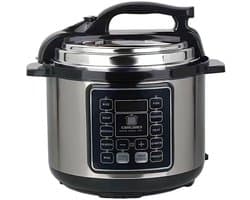 Elektrische Snelkookpan - Multicooker Stoofpan - Maaltijden Bereiden - 10-in-1 Functionaliteit - 6 Liter Capaciteit - RVS