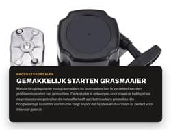 Dailygoods- Terugslagstarter Betrouwbare Start - Grasmaaier - Bosmaaier - Kunststof - 100% Nieuw - Sterk en Duurzaam - Trekstarter