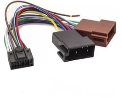 SnelShoppen - DIN ISO Car Radio Adapter 17 cm - 16 Pin Plug voor JVC - Plug-and-Play Verbinding - Geschikt voor Veel Voertuigen - Ideaal voor Nachrüst
