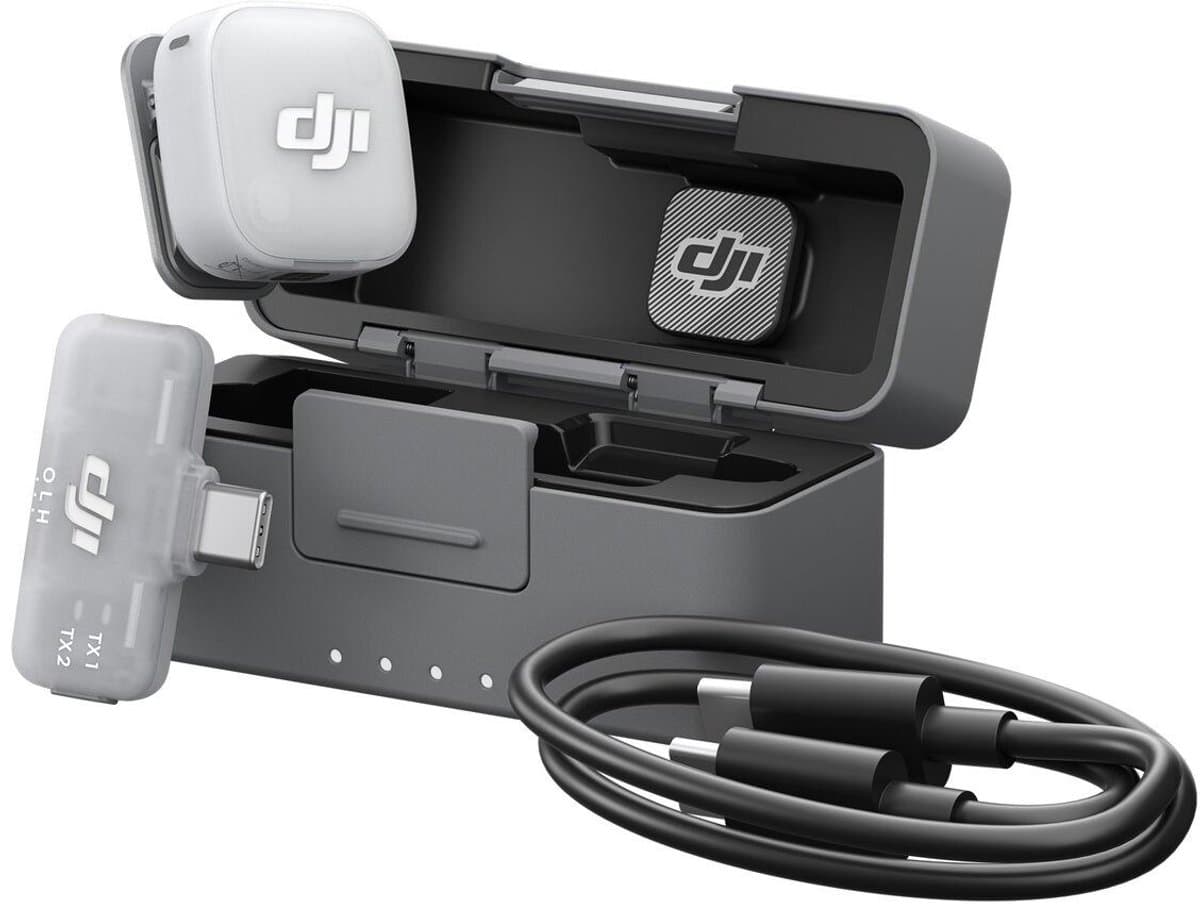 DJI Mic Mini 2 Single Mobile Ontvanger + Oplaadcase (voor DJI Mic & Mic Mini Series) — afbeelding 1