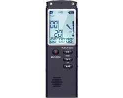 8GB digitale spraakrecorder, EVP (Electronic Voice Phenomenon) paranormaal apparaat voor het vastleggen van geesten, oplaadbare draagbare opnamebox met ruisonderdrukkingsfunctie.