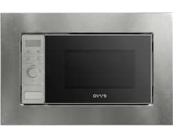 Geïntegreerde Magnetron - Inbouwmagnetron Grill - Keuken Gemak - Roestvrij Staal Design - 21 Liter - Zwart