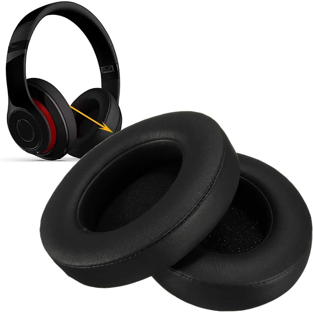 Cosensi - Vervangende Earpads - Comfortabel - Zwart - Geschikt voor Beats Studio 2 en 3 - Verlies of schade - Inclusief openingstool — afbeelding 1