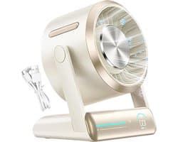 Tafelventilator - Persoonlijke ventilator - Bureau verkoeling - Stille werking - 6 inch - Wit