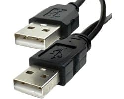 SATA naar USB Adapter - Externe Harde Schijf Kabel - Data Overzetten - Dubbele USB Aansluiting - 25 cm - Zwart