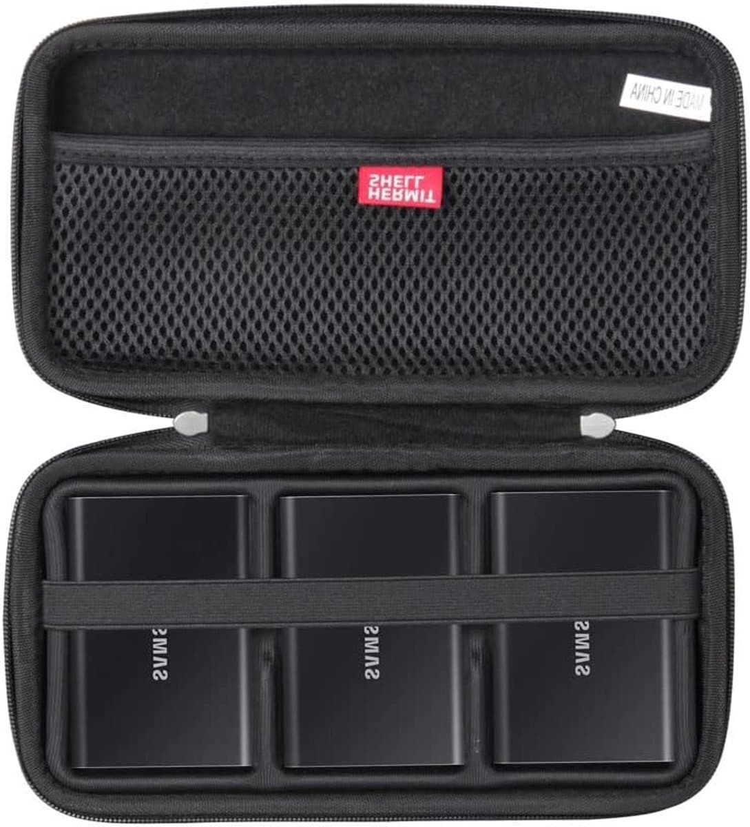 Draagbare harde schijf hoes voor Samsung T7 / T7 Touch - Bescherming, opbergruimte en schokbestendigheid voor 1TB, 2TB en 500GB SSD — afbeelding 1