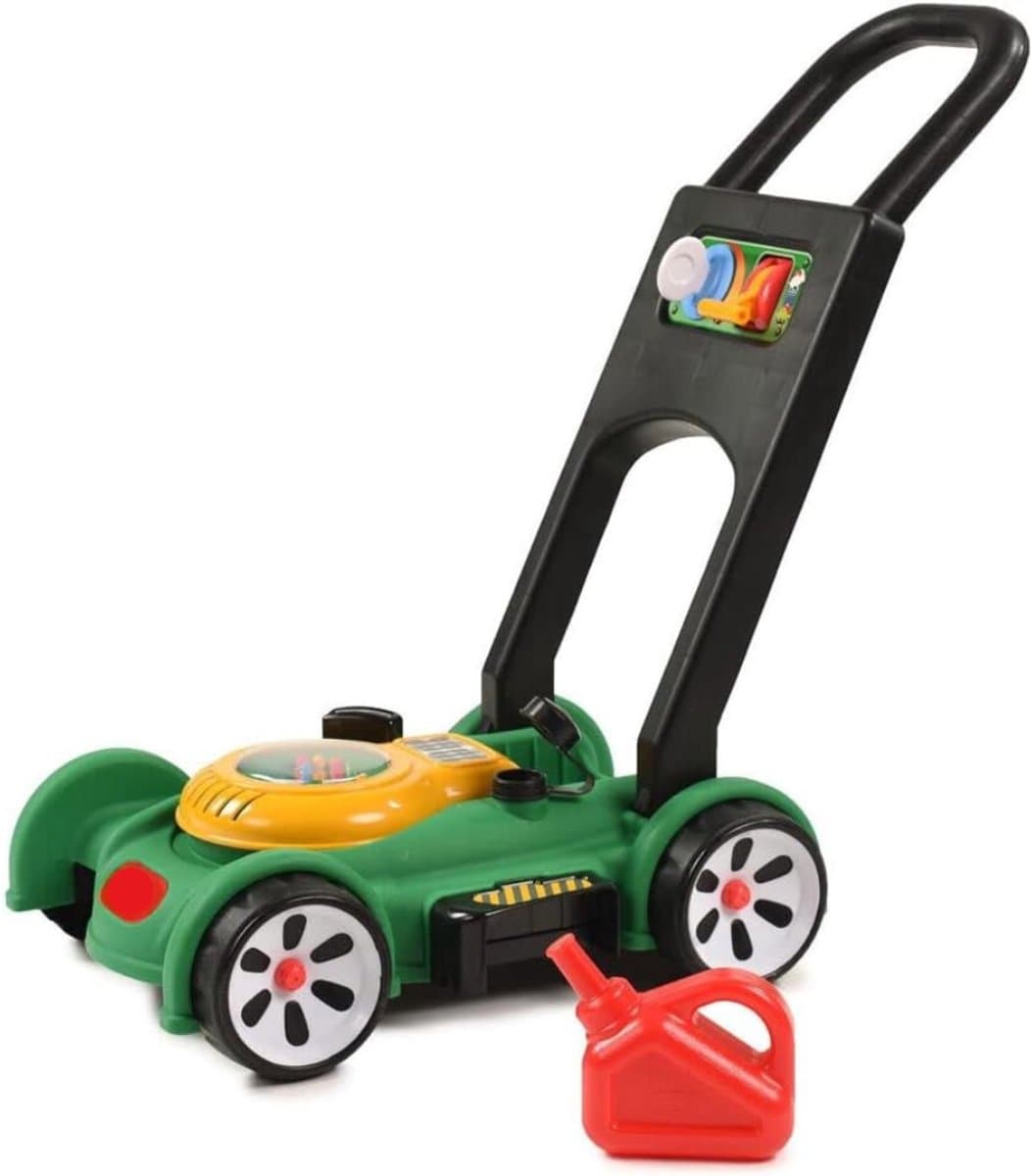 QIN® Grasmaaier Speelgoed - Kruiwagen Speelgoed - Grasmaaier Kinderen -Meerkleurig- 20cm x 12cm x 21cm — afbeelding 1