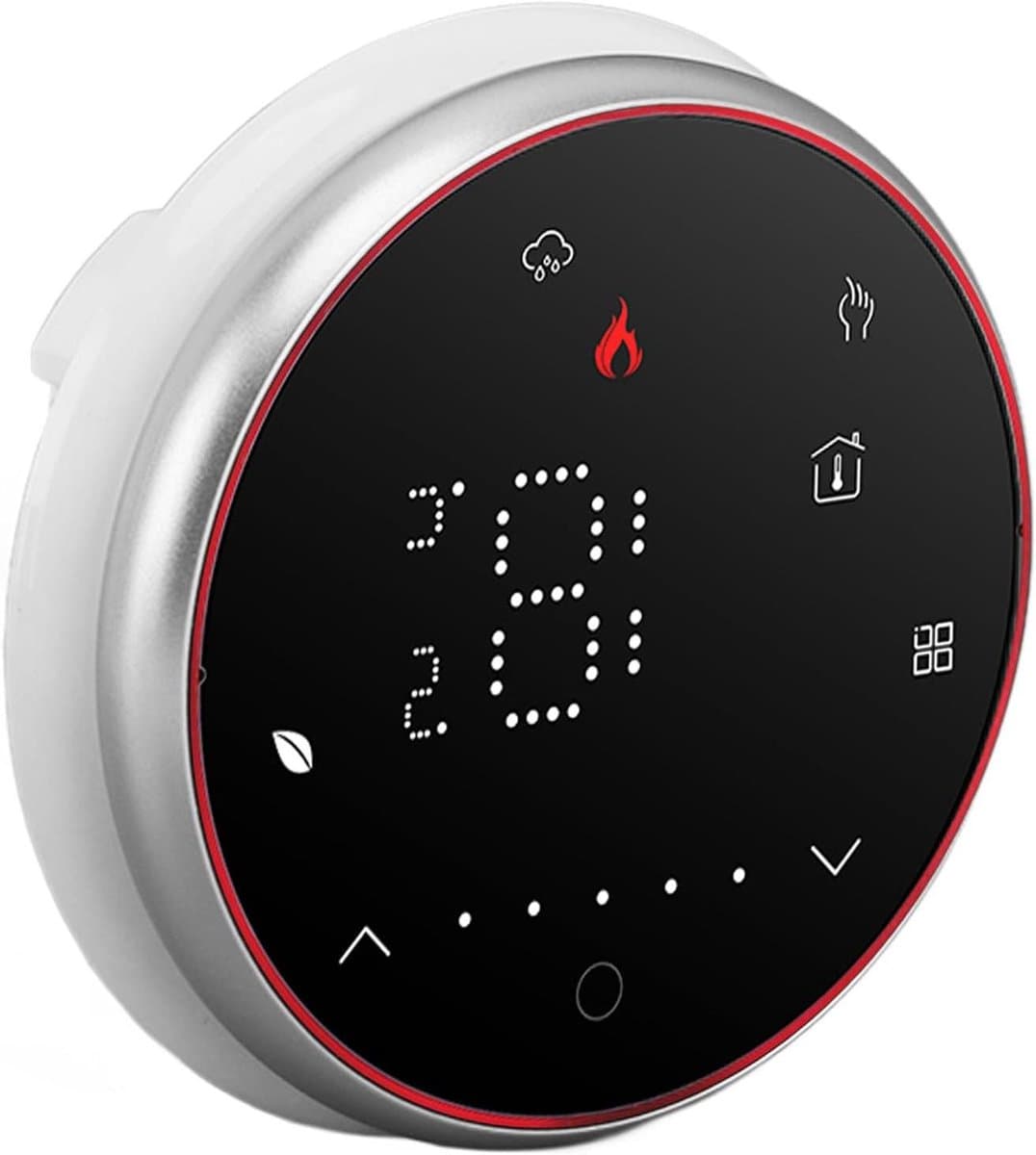 Slimme Thermostaat - Energiebesparend - Comfort Verhogend - Programmeerbare Schema's - 13mm Dun - Zwart — afbeelding 1