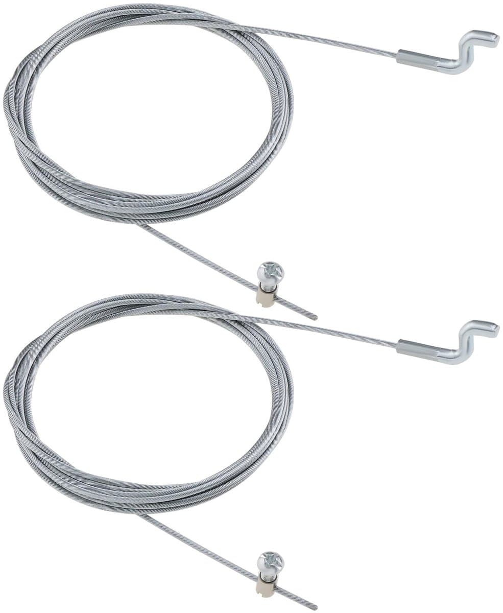 SOUQONE- Gaskabel 2000 mm - Flexibele Kabel - Z-haak Motorremkabel - Staal - Diameter 1,5 mm - Duurzaam en Sterk — afbeelding 1