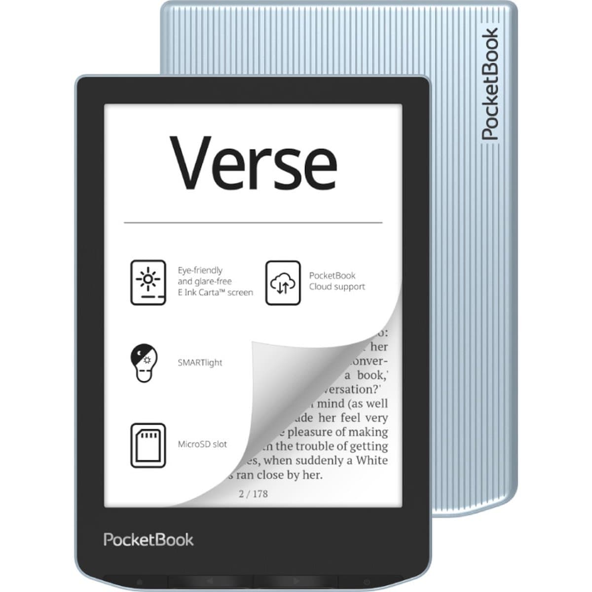 PocketBook E-reader - Verse - Bright Blue — afbeelding 1