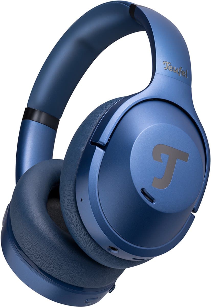 Teufel REAL BLUE NC 3 - Gesloten bluetooth over-ear koptelefoon met Active Noise Cancelling (ANC) - Lange speelduur - staalblauw — afbeelding 1