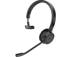 Jabra Evolve 65 TE Headset Bedraad en draadloos Hoofdband Kantoor/callcenter USB Type-A Bluetooth Zwart — afbeelding 1