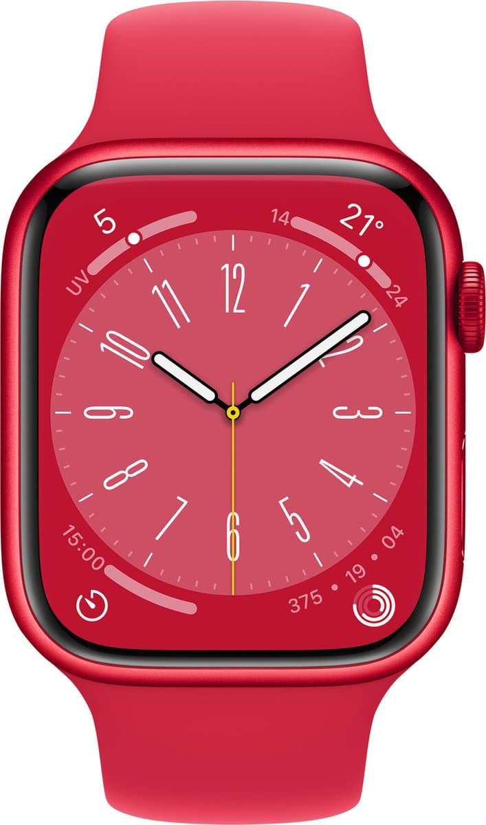 Apple Watch Series 8 - 41mm - Rood Aluminium — afbeelding 1