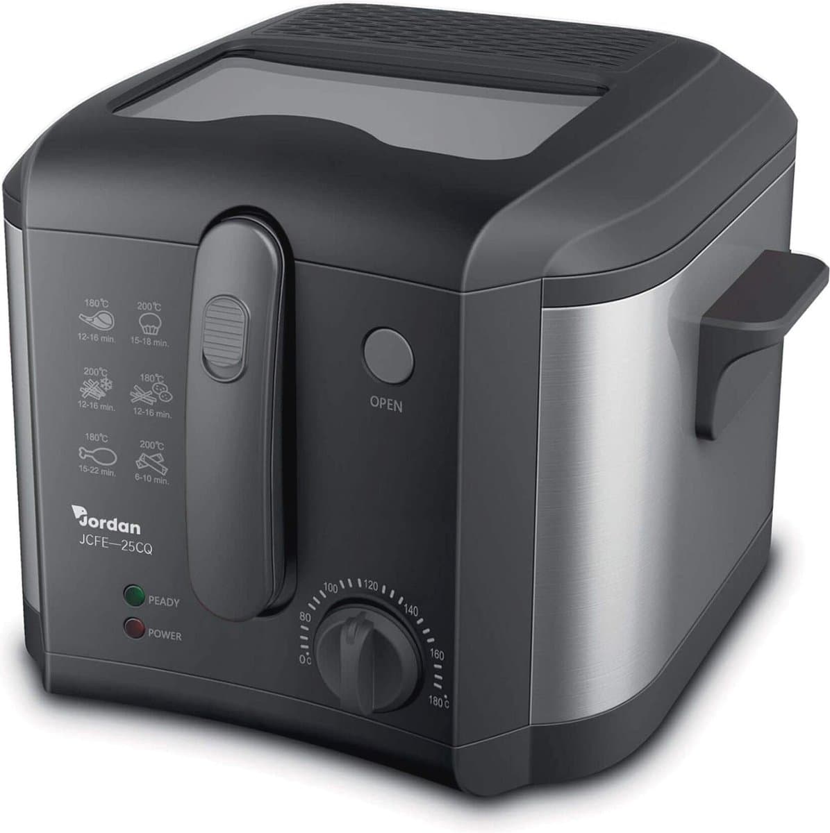 Elektrische Friteuse 1600W met Koolstoffilter en Uitneembare Mand - 3L Capaciteit — afbeelding 1