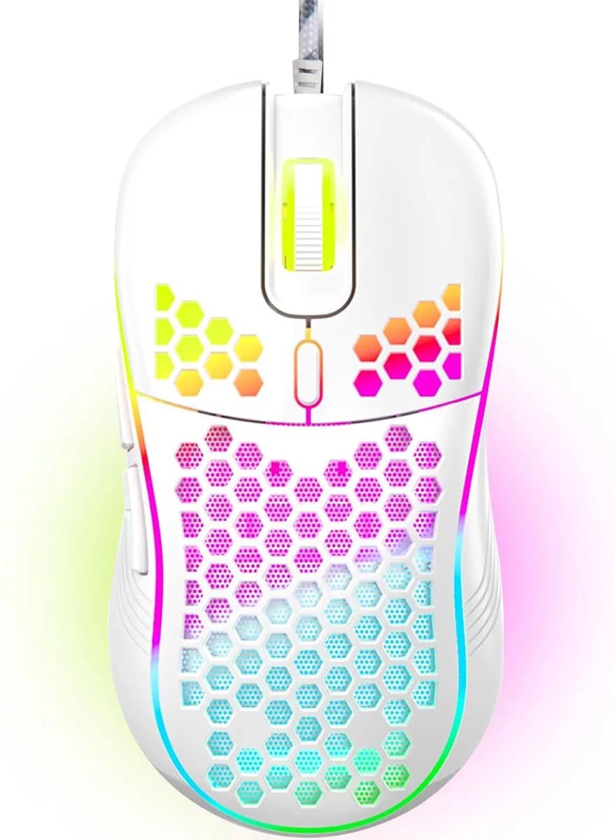 DINTO® Gaming Muis - Lichtgewicht - 7200 DPI - RGB - Game Muis - Optische — afbeelding 1