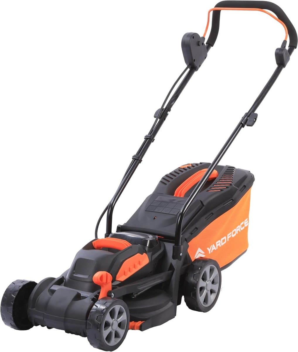 Accu Grasmaaier 33 cm Maaibreedte met Hoogteverstelling 20-60 mm en 30L Opvangzak — afbeelding 1