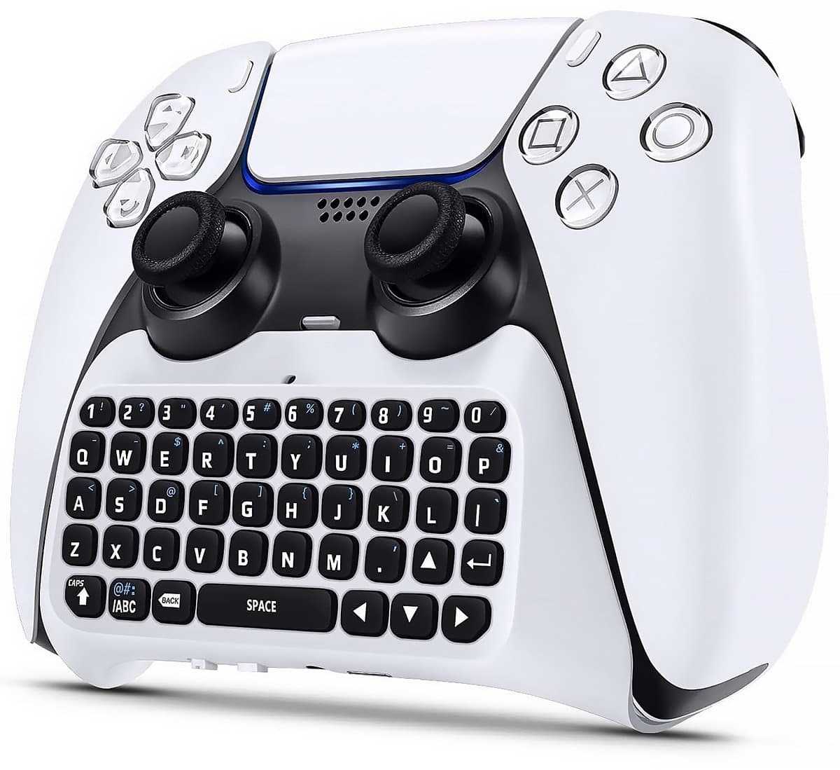 YONO Toetsenbord geschikt voor Playstation PS5 Controller - Keyboard - Accessoires - Wit — afbeelding 1