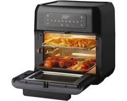 Airfryer Oven - 12 Liter - 8 Programma's - 40 tot 210°C - 1700 Watt - Zwart