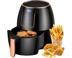 Airfryer - Heteluchtfriteuse - 5,5L - 1500W - Touchscreen - Zwart