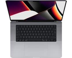 MacBook Pro 16-inch M1 Max 10-core CPU 24-core GPU 32GB 512GB Spacegrijs