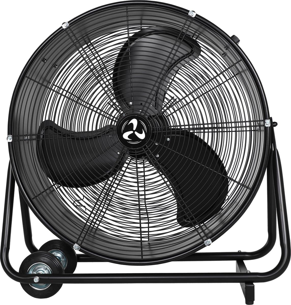 CasaFan DF600 Eco IP54 SL Vloerventilator 123 W (Ø x h) 65 cm x 77 cm Zwart (mat) Zwenkbaar — afbeelding 1