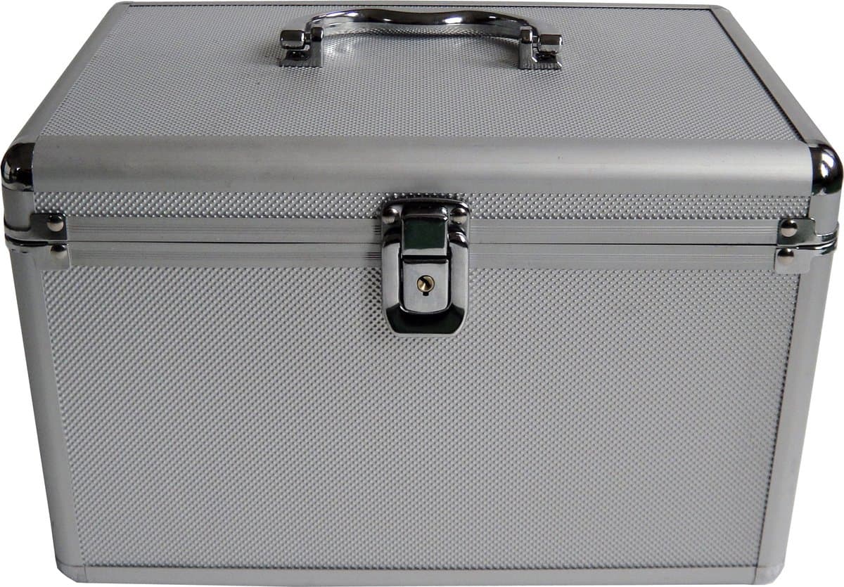 MediaRange BOX75 CD-doosje Opbergdoos 200 schijven Zilver — afbeelding 1