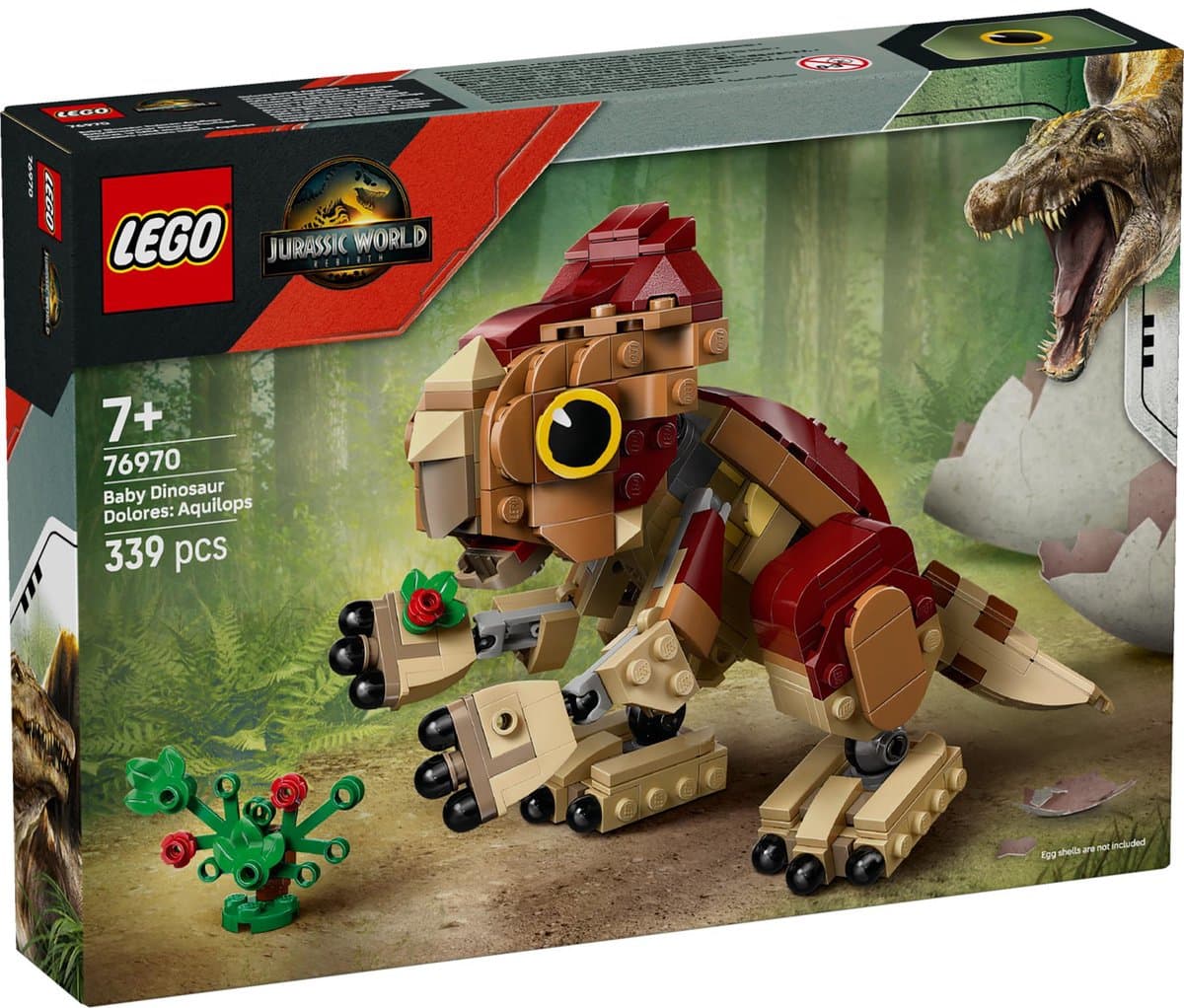 LEGO Jurassic World - Babydinosaurus Dolores: Aquilops Constructiespeelgoed — afbeelding 1