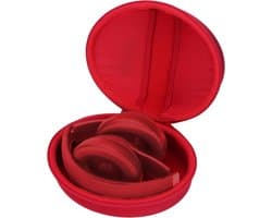 Harde Hoofdtelefoon Hoes - Draagbare Opbergtas - Veilige Opslag - Waterdicht Materiaal - 20x15x9cm - Rood