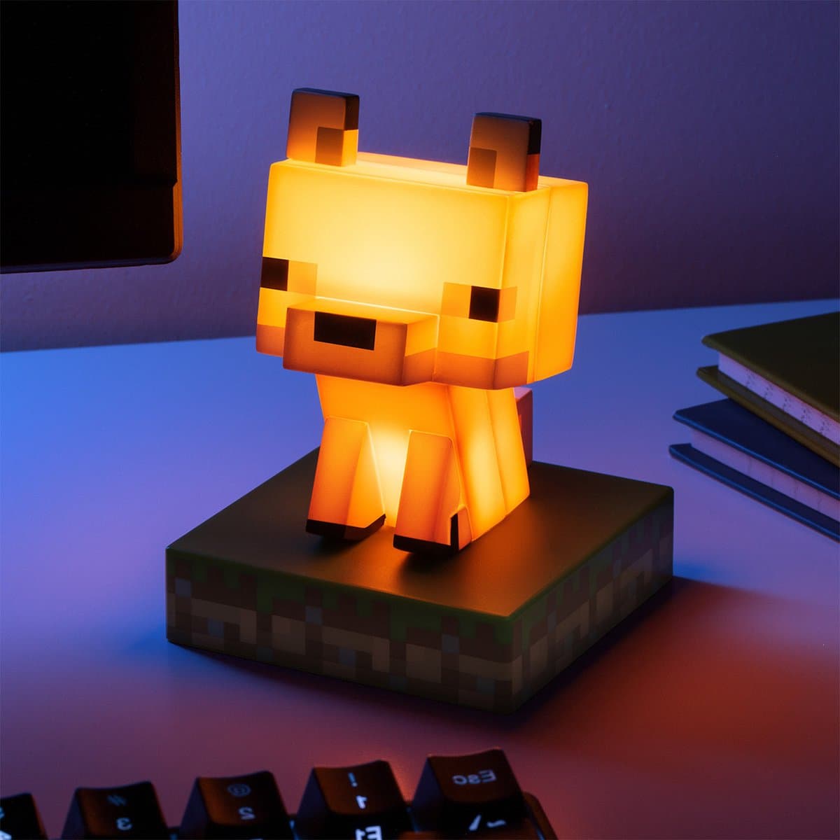Minecraft - Vos Icon Lamp — afbeelding 1